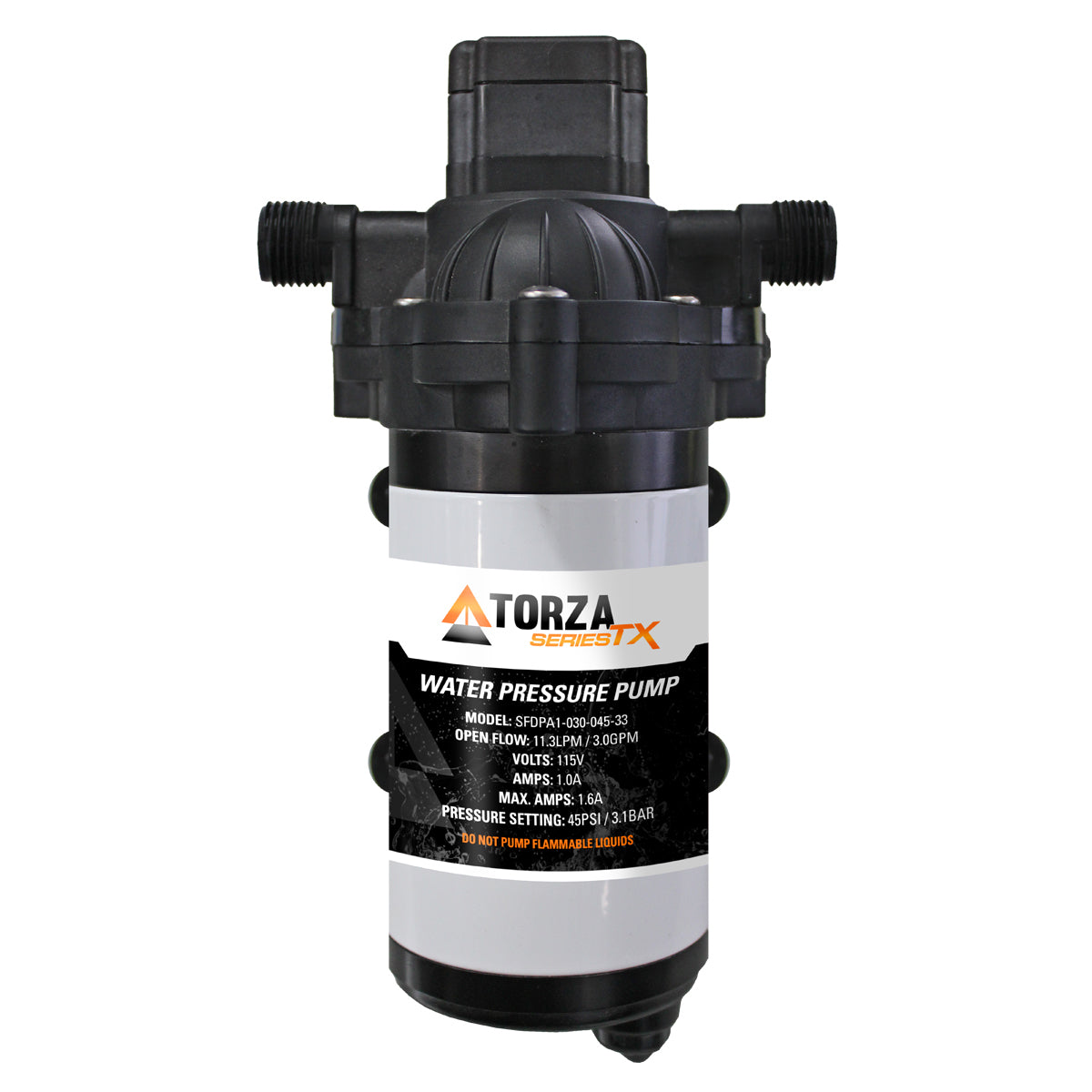 Bomba de Diafragma - Demanda Automática - 45 PSI - 3.1 BAR - 3.0 GPM - TORZA SERIES TX