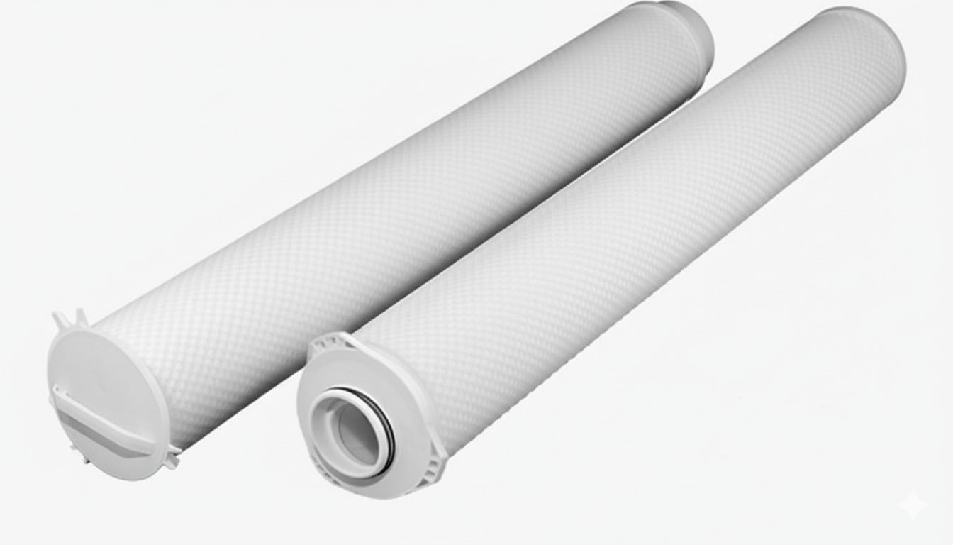 Cartucho de Alto Flujo Para Sedimento - 6.75" x 60" - Aplicaciones de Alto Flujo - 1 Micra - PRIMO FILTER