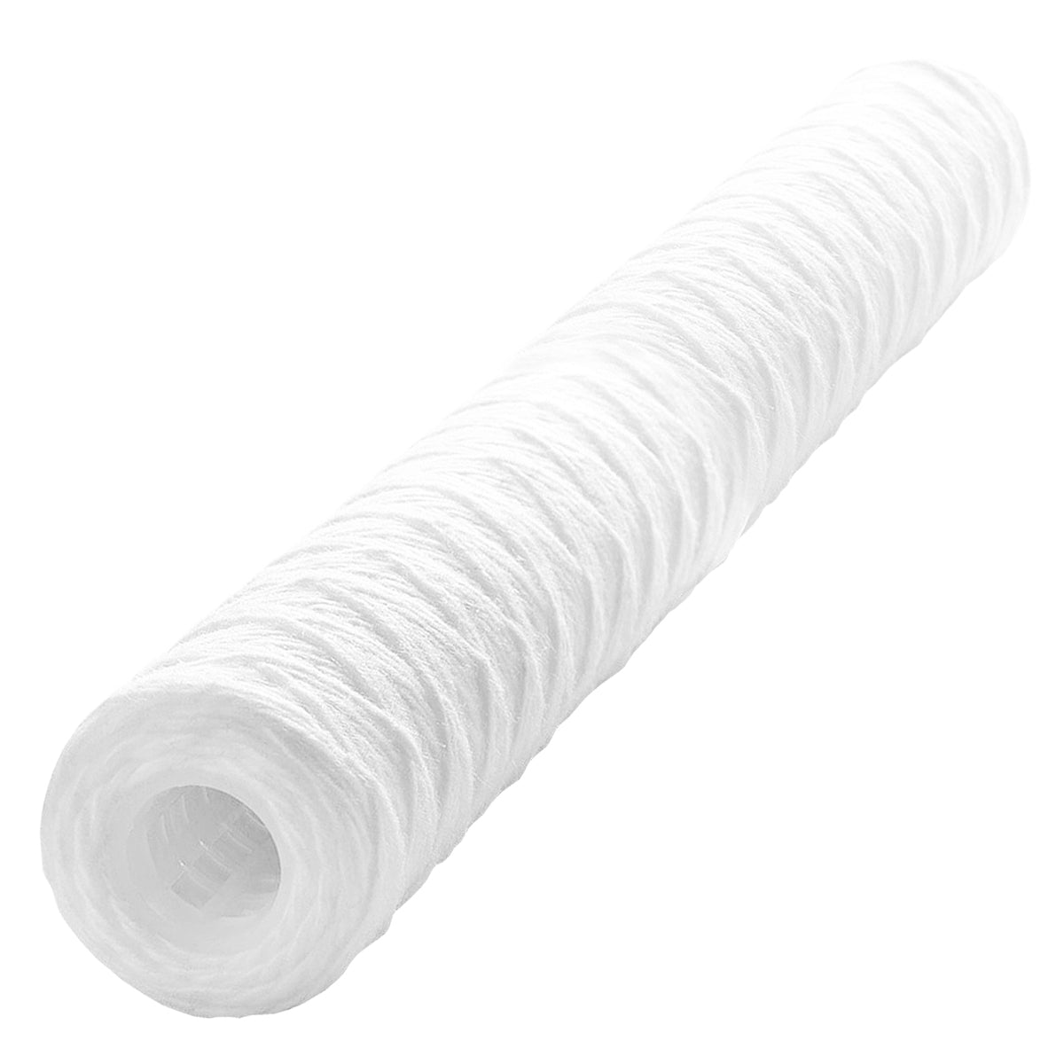 cartucho hilado para sedimentos, información beneficios tipos usos de filtros de agua domésticos en México, sistema de tratamiento de agua con polipropileno, imagen foto de filtro para partículas finas en agua potable Total Water