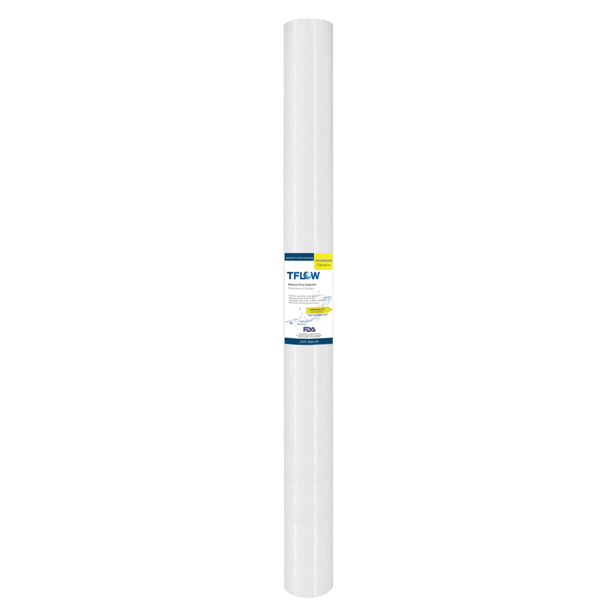 Paquete de Cartuchos Polyspun para Sedimento - 50" X 2.5" - 5 Micra - TFLOW