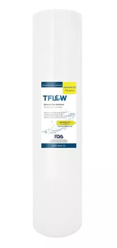 Paquete de Cartuchos Polyspun para Sedimento - 20" X 4.5" - 01 Micras - TFLOW