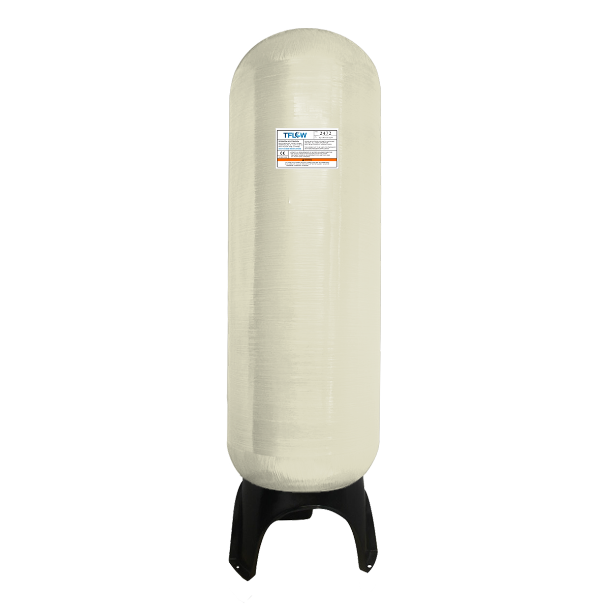 Tanque para Filtro - 24" x 72" - 10 ft³ - Fibra de Vidrio - 4" NPT - TFLOW