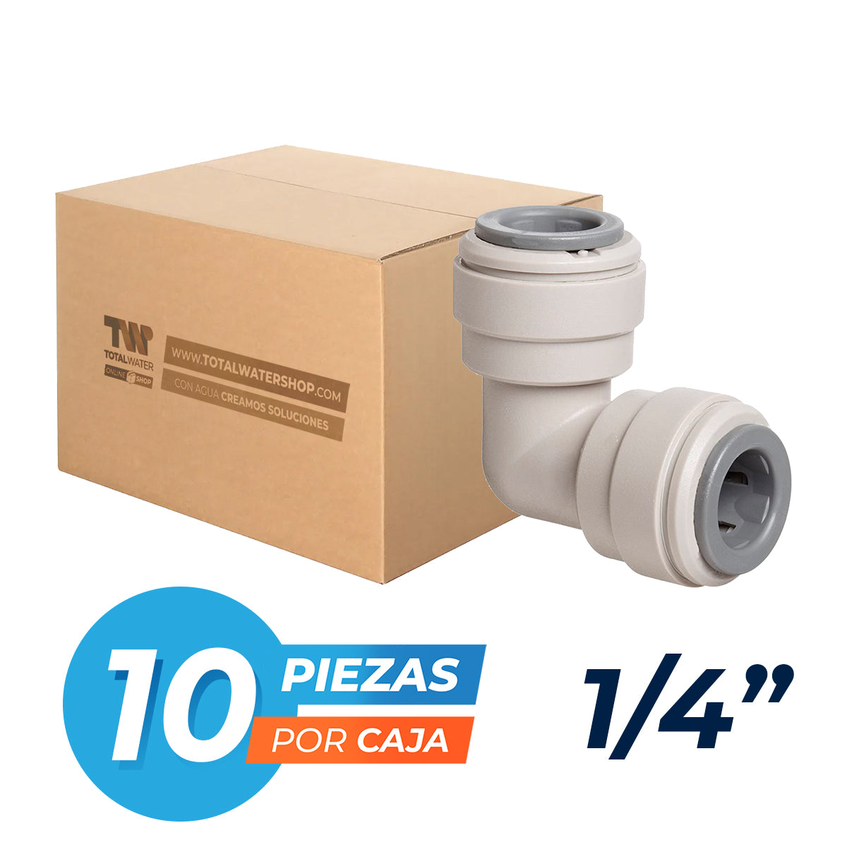Paquete de Conexión Rápida Codo Unión (Manguera ↑→ Manguera) - TFLOW