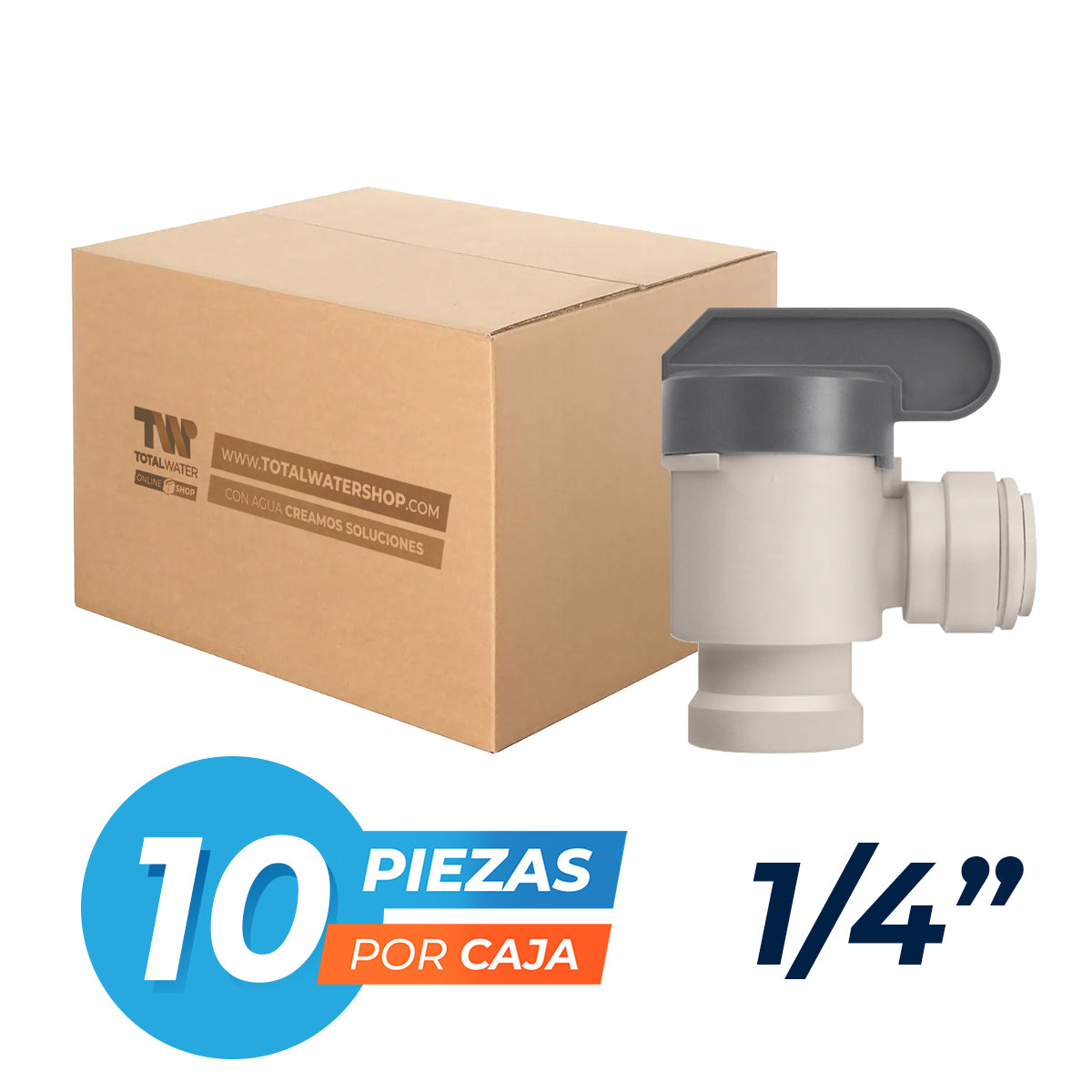 Paquete de Conexión Rápida Válvula de Ángulo In-Line (Manguera ↑→ Manguera) - TFLOW