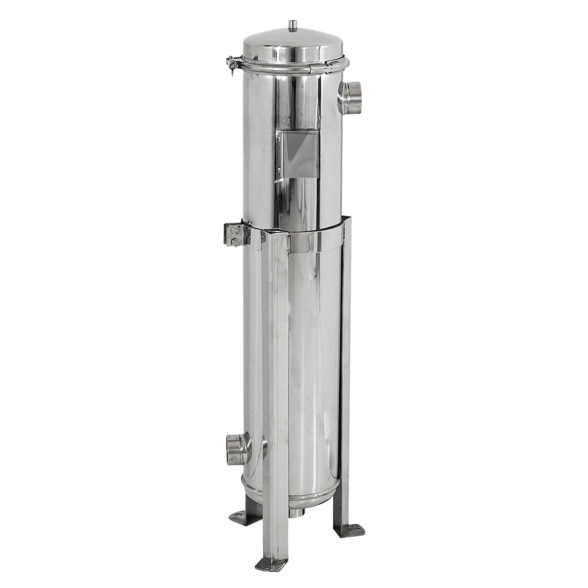 Portafiltro Bolsa de Acero Inoxidable - 37.5" x 8" - Cierre Tipo Abrazadera - TFLOW