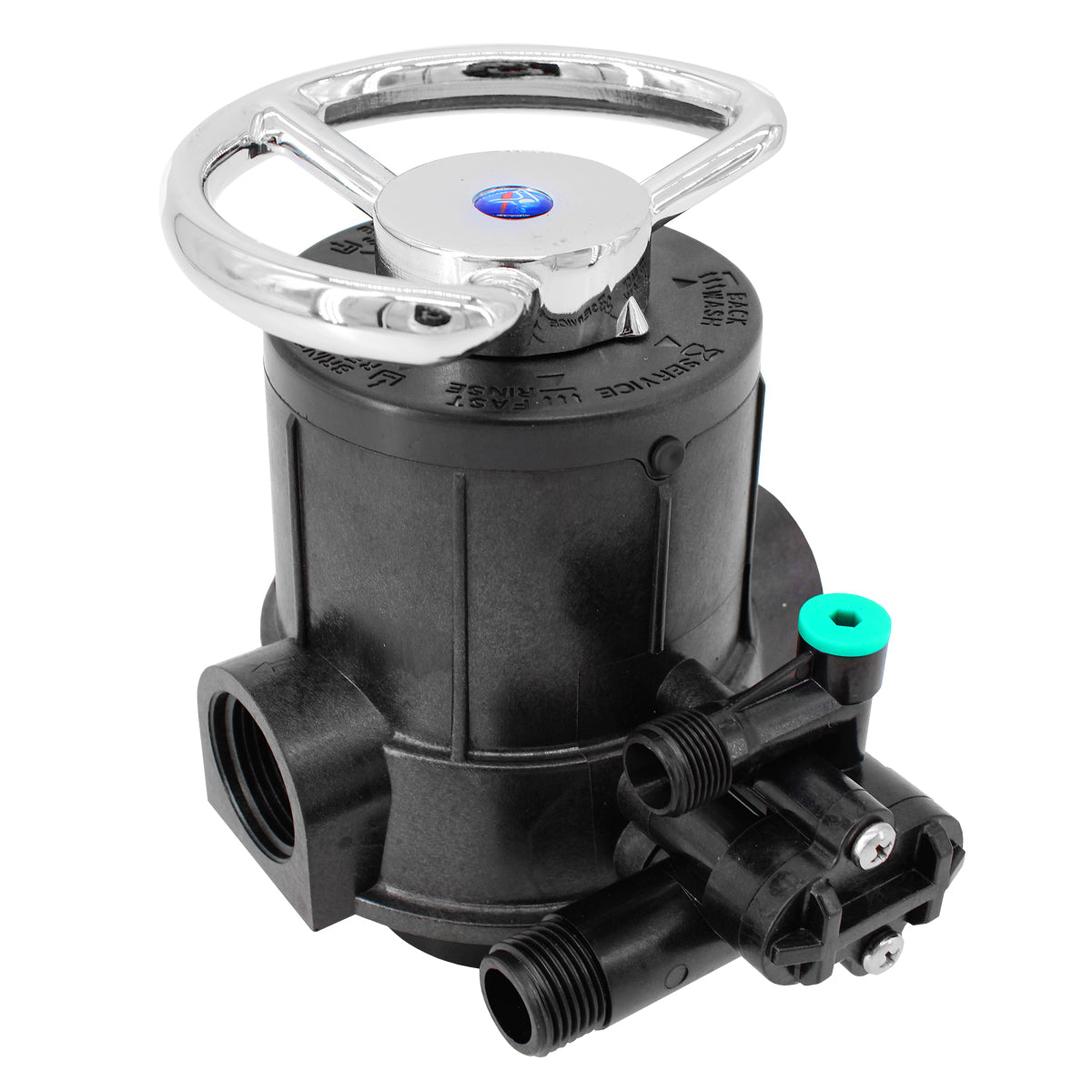 Válvula Manual para Tanque de Suavizador - 1" Ent./Sal. TFLOW
