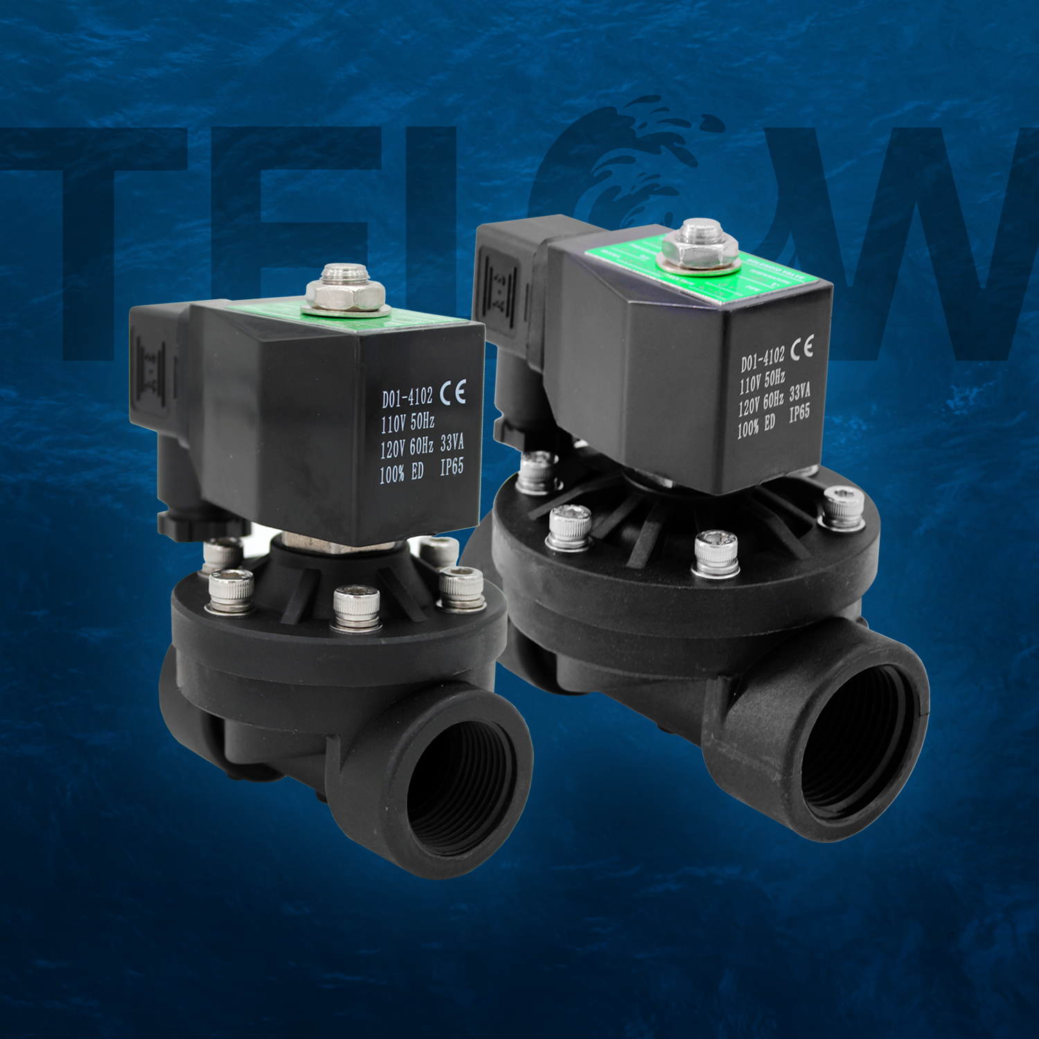 T Flow Block Válvulas Solenoides TFLOW
