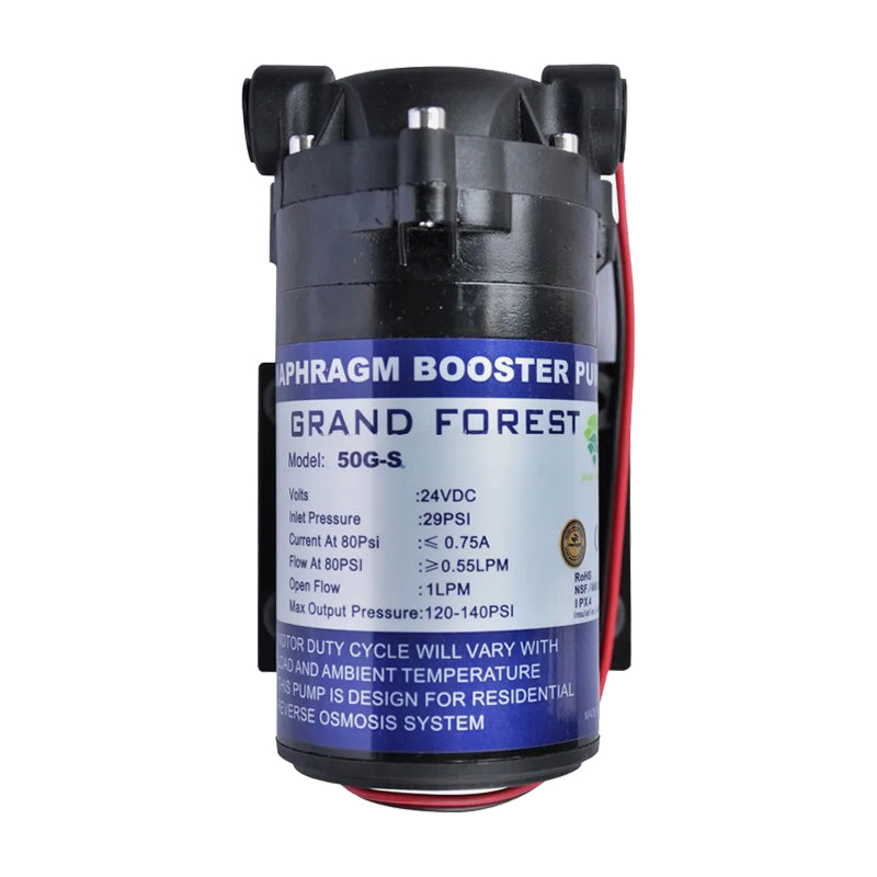 Bomba para Ósmosis Inversa - Diafragma de Demanda Automática - 29 PSI - 50 GPD / 100 GPD