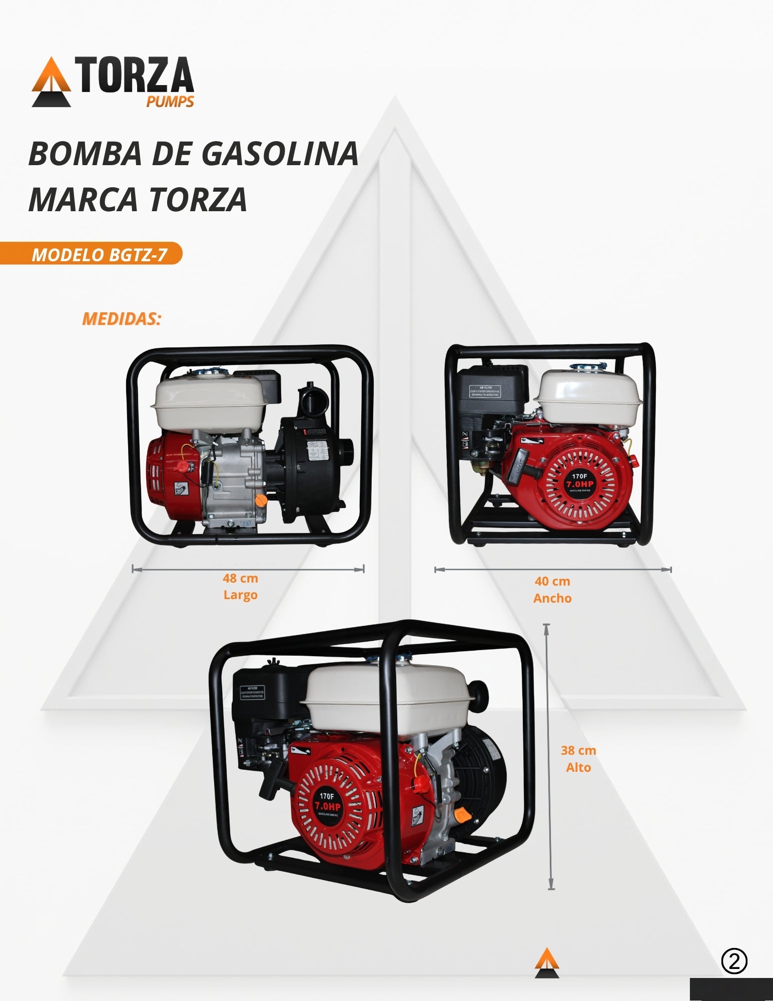 Bomba de Gasolina de 7.5 hp - TORZA