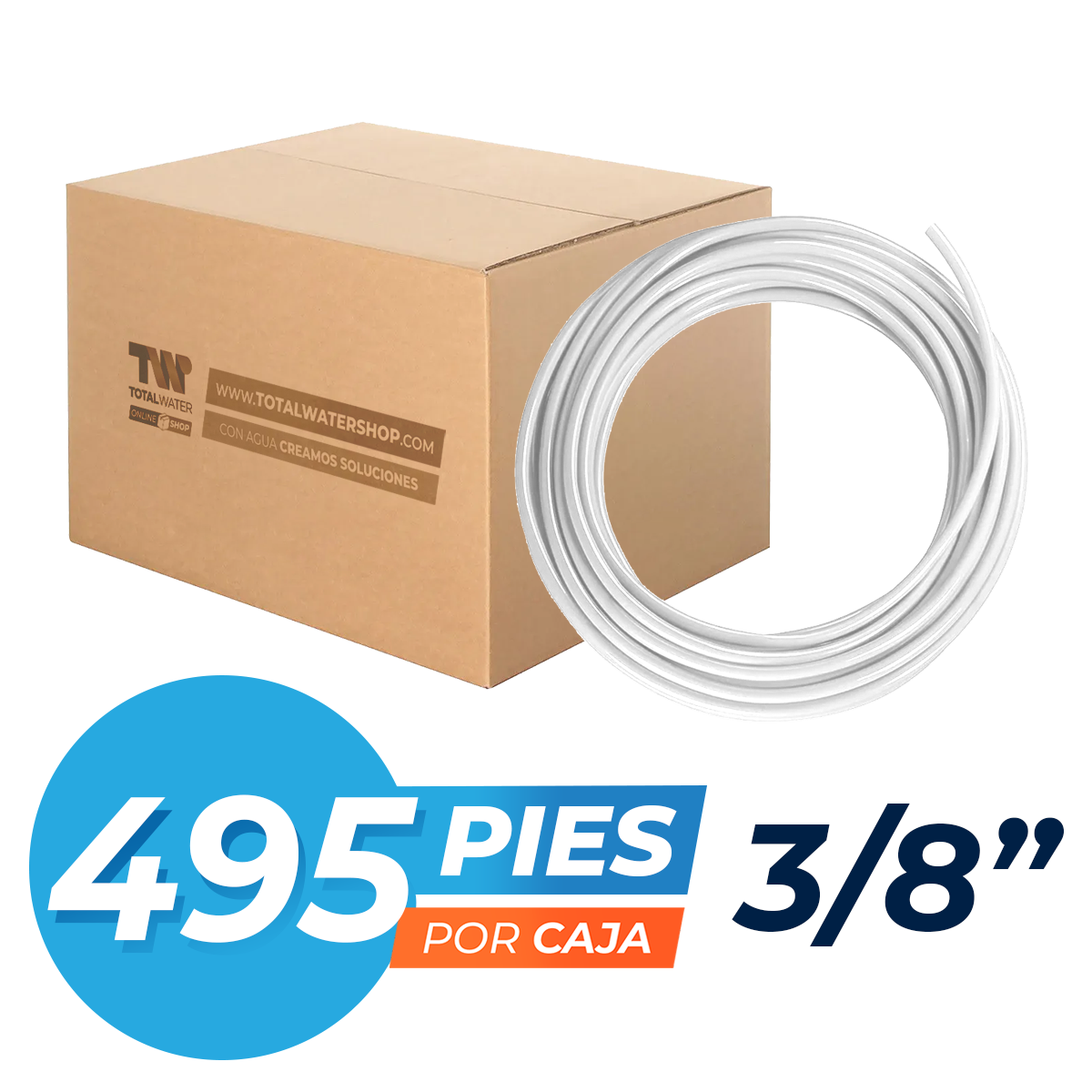 Manguera para Tubing - Blanca - TFLOW