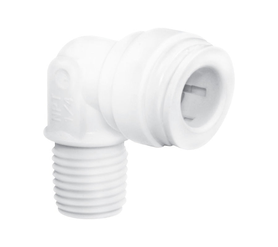 Paquete de Conexión Rápida Codo Restrictor  (Manguera ↑→ Rosca)