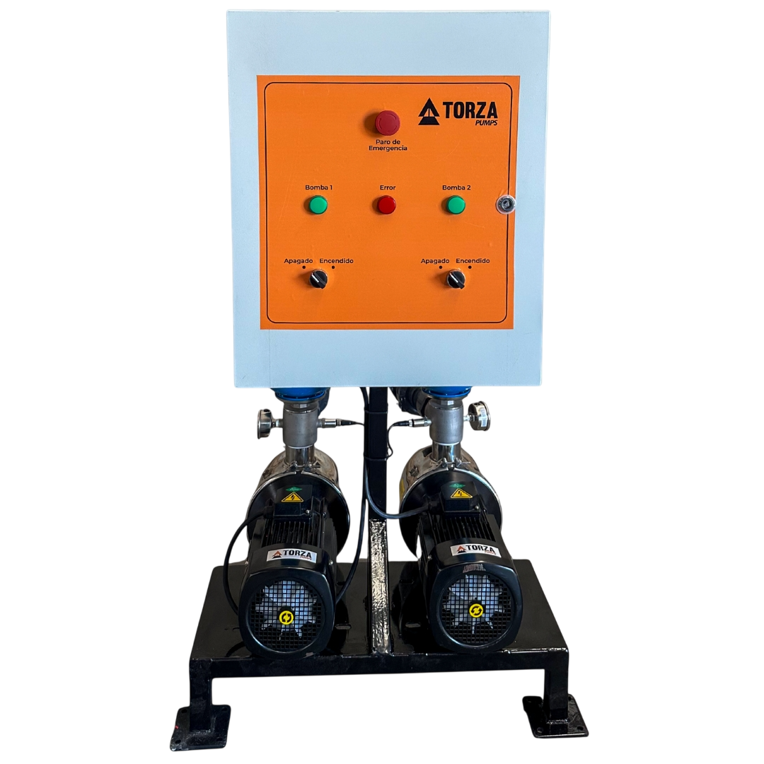 Sistema de presión constante duplex de 4 HP