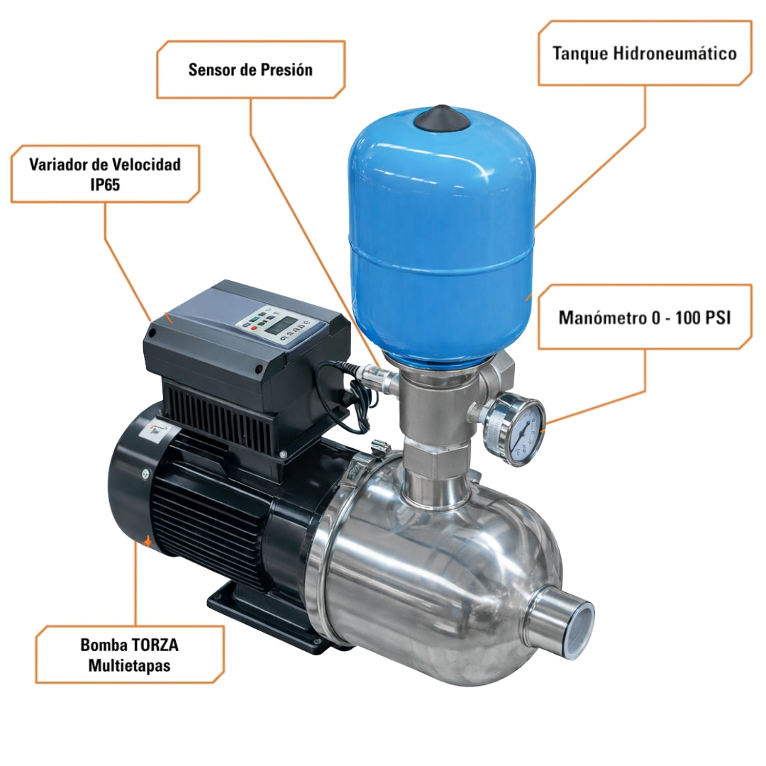 Sistema de Presión de 4HP - 220V