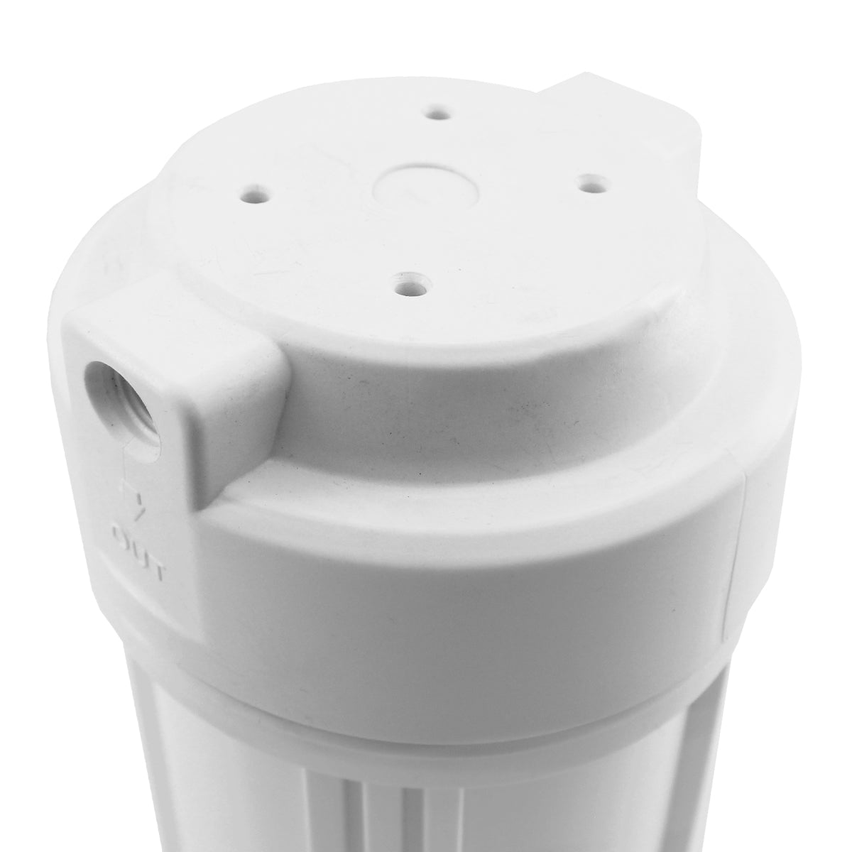 Portacartucho Blanco para Filtros 10" X 2.5" - Entrada 1/4" - TFLOW